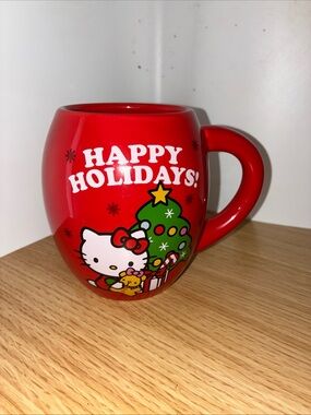 Sanrio Hello Kitty Red Holiday Tree Ceramic Mug